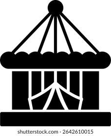 Circus Tent New Icons Design Vector