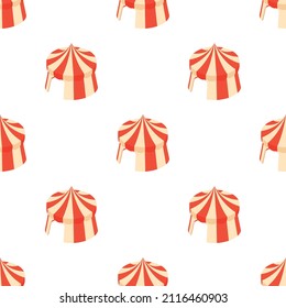 Circus tent pattern seamless background texture repeat wallpaper geometric vector