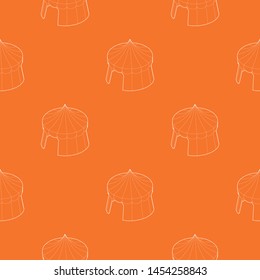 Circus tent pattern vector orange for any web design best