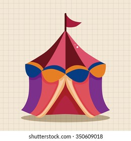 circus tent theme element