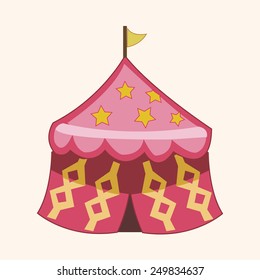 circus tent theme elements vector,eps