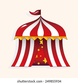circus tent theme elements vector,eps