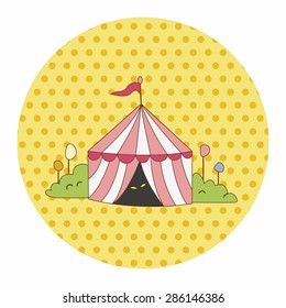 circus tent theme elements vector,eps