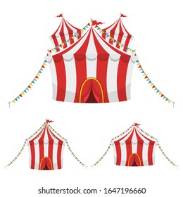 Ilustración de diseño de vectores de carpas circundantes aislada en fondo blanco