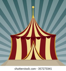 Circus tent - vector graphic