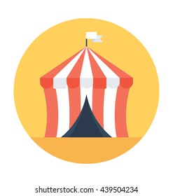 Circus Tent Vector Icon