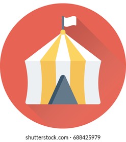 
Circus Tent Vector Icon
