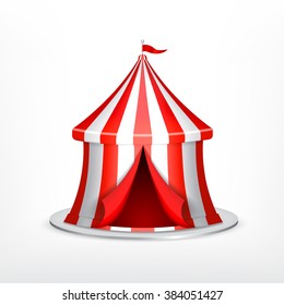 Circus tent. Vector icon. EPS10