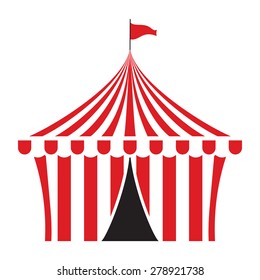 Circus tent vector illustration