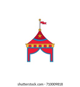 Circus tent vector stock
