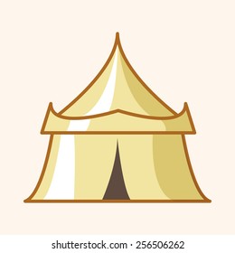 circus tents theme elements