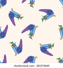 circus theme clown , cartoon seamless pattern background