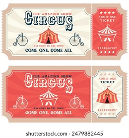 Circus Ticket Come One Come All