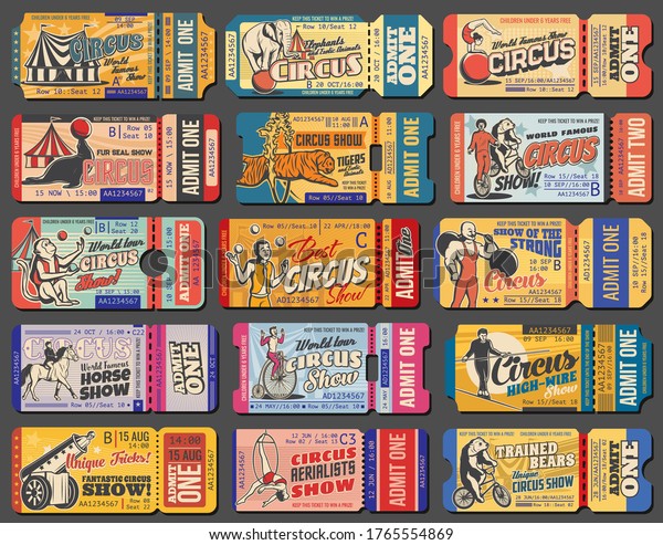 vintage carnival tickets