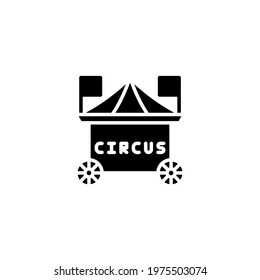 Circus Trolley icon in vector. Logotype