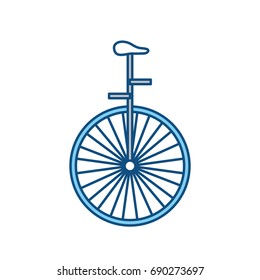 Circus unicycle wheel