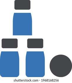 circus vector glyph color icon