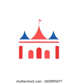 circus vector icon design template