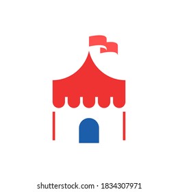 circus vector icon design template