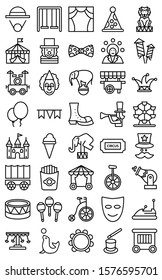 
Circus Vector Icons Set every single icon be easily modified or edited
