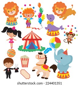 Circus vector illustration