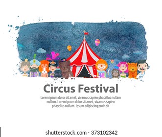 circus. vector illustration