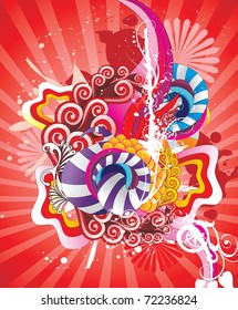 circus vector illustration