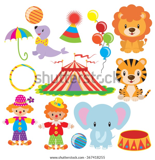 Circus Vector Illustration Stock Vector (Royalty Free) 367418255 ...