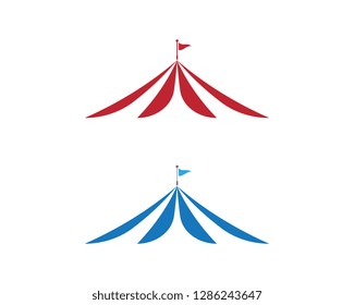 Circus vector illustration design logo emblems template