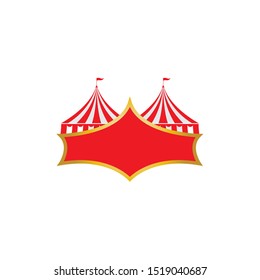 Circus vector illustration design logo emblems template
