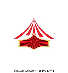 Circus vector illustration design logo emblems template
