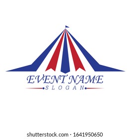 Circus vector illustration design logo emblems template