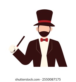 Circus Vector Illustration - Magician