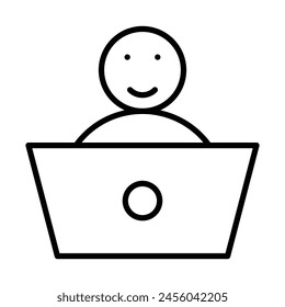 Circus Vector Line Icon Design