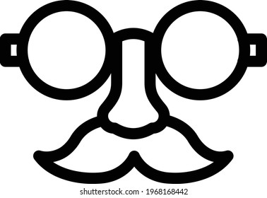 circus vector thin line icon