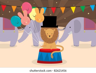 circus vector/illustration