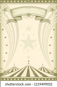 A Circus Vintage Poster For Your Advertising. 