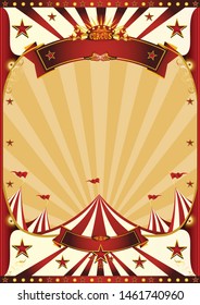 A circus vintage poster for your entertainment