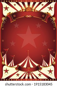 Une affiche vintage de cirque pour votre divertissement