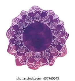 cirular lace mandala style