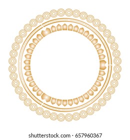 cirular lace mandala style