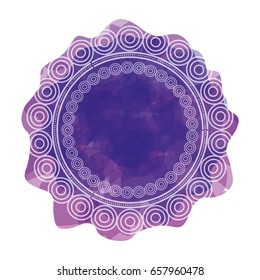 cirular lace mandala style