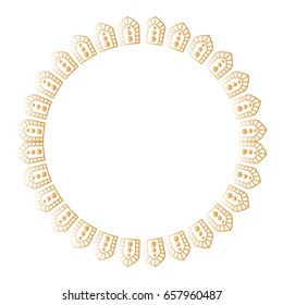 cirular lace mandala style