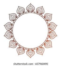 cirular lace mandala style