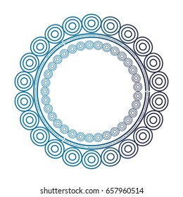 cirular lace mandala style
