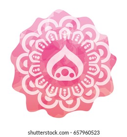 cirular lace mandala style