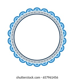 cirular lace mandala style