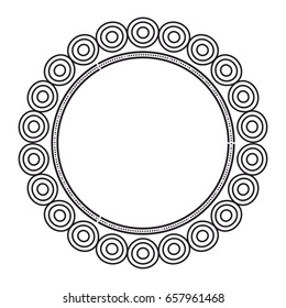 cirular lace mandala style