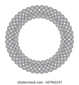cirular lace mandala style