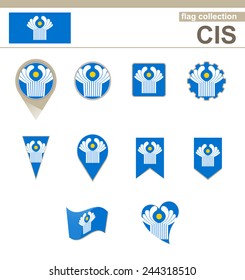 CIS Flag Collection, 12 versions